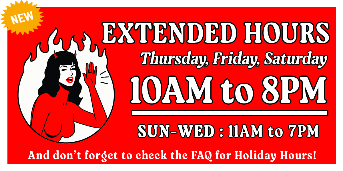 New Extended Hours!