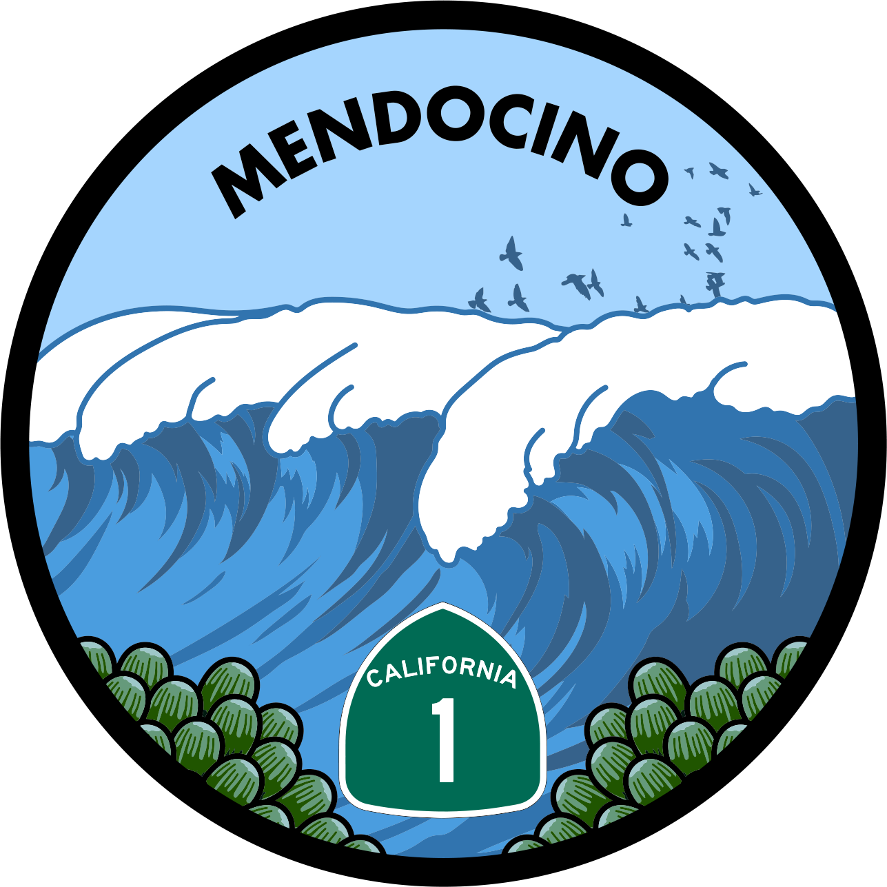 Produced in Mendocino