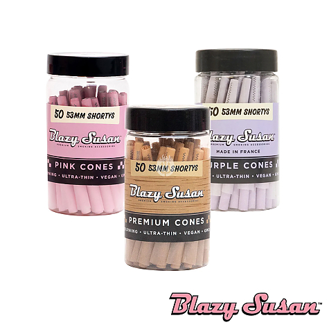 Blazy Susan Shorty Pre Rolled Cones - 50 Count Jar